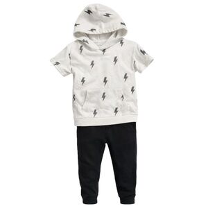 4T Toddler Outfit Lightning Bolt Hoodie Grayson Mini + Cat & Jack Joggers